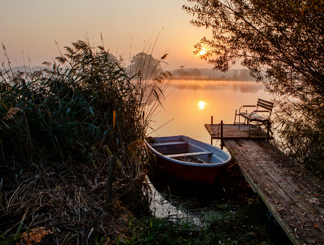 Озеро Аслыкуль – отличное место для лодок - фотография