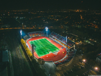 Стадион Даугава Рига после реновации фото с дрона